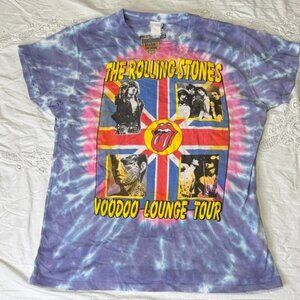 Vintage Rolling Stones Voodoo Lounge Tour Tie-Dye Tee